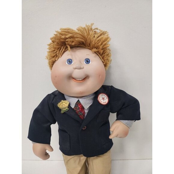 Vintage 1997 Cabbage Patch Kids Doll Charles Henry Class President Danbury Mint - Picture 2 of 8
